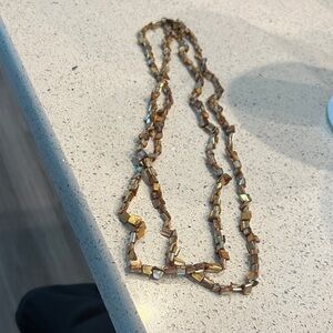 Chic Brown Beaded Necklace